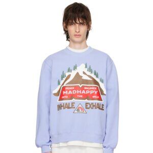 Madhappy Blue Winter Outdoors Sweatshirt, Size L